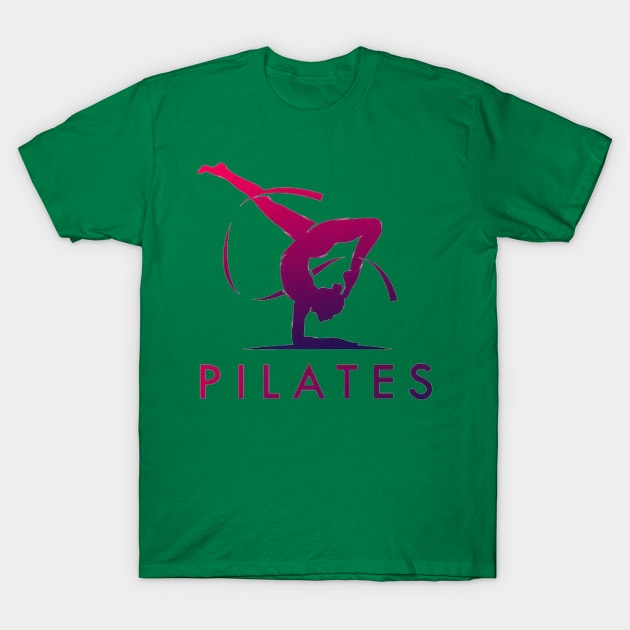 Pilates silhouette T-Shirt by TheDesigNook